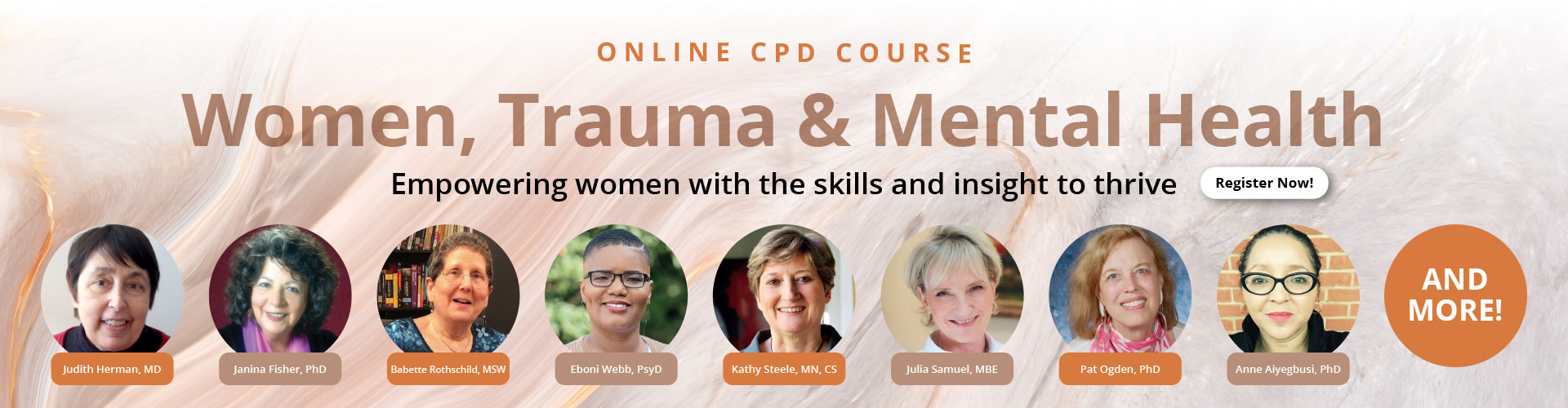 Women, Trauma and Mental Health Master Course: Empowering women with the skills and insight to thrive