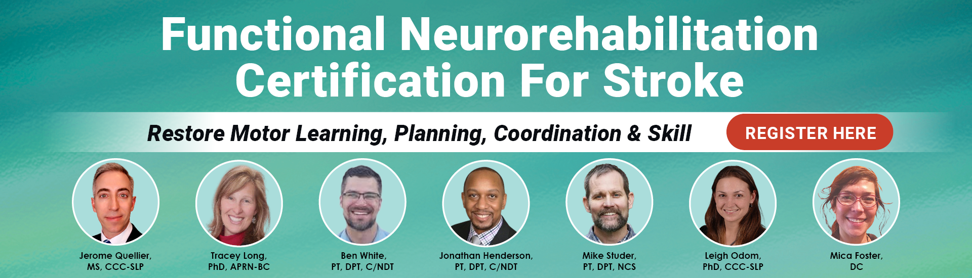 Functional Neurorehabilitation Certification for Stroke