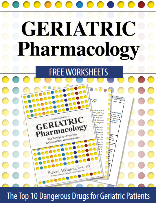 Geriatric Pharmacology Worksheets