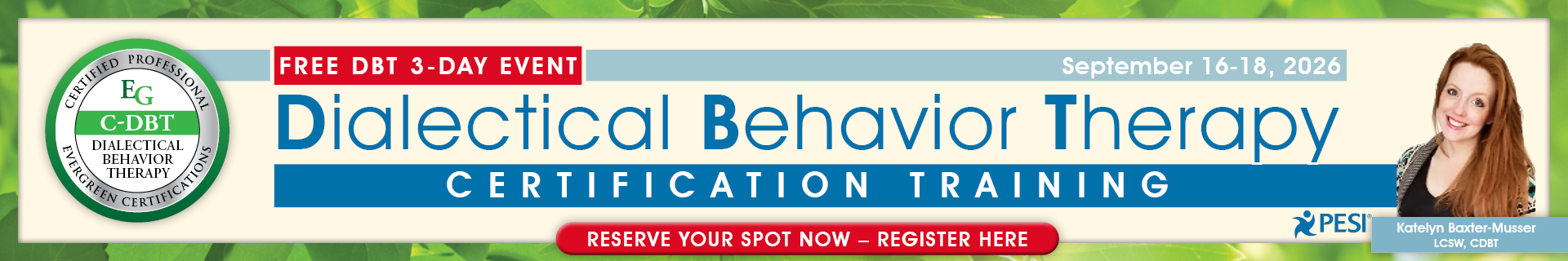 3-Day Dialectical Behavior Therapy Certification Training