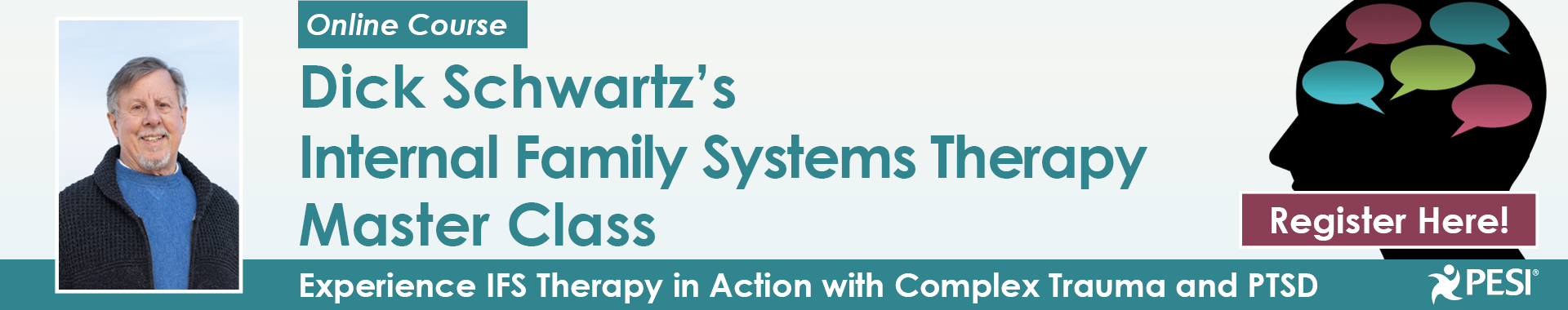 Dick Schwartz's Internal Family Systems Therapy Master Class: Experience IFS Therapy in Action with Complex Trauma and PTSD