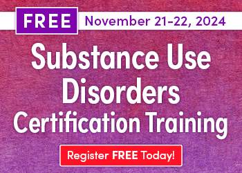 Substance Use Disorders Certification