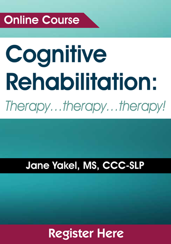 Cognitive Rehabilitation Online Course