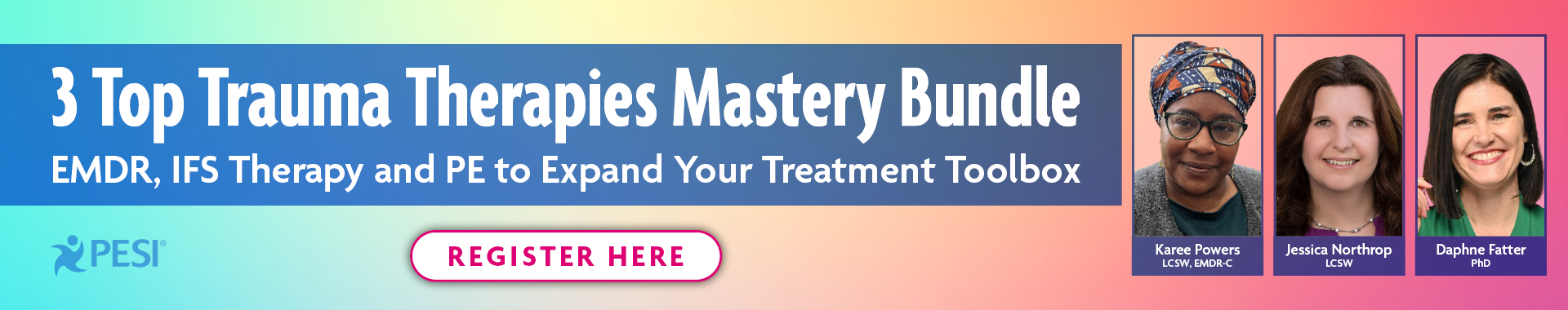 3 Top Trauma Therapies Mastery Bundle: EMDR, IFS Therapy, and PE to Expand Your Treatment Toolbox
