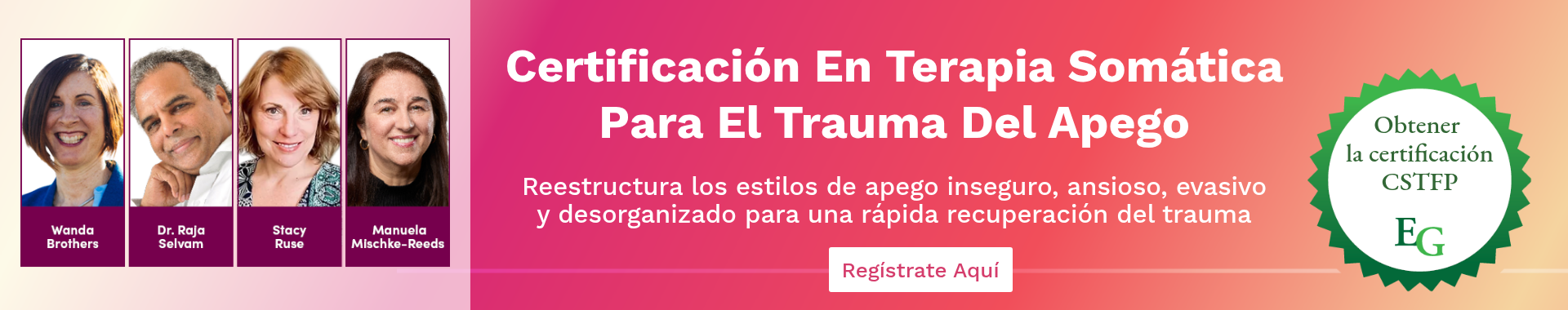 Certificación en terapia somática para el trauma del apego