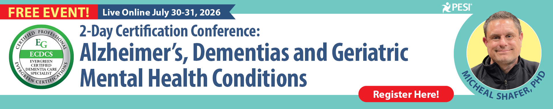 Certification Conference: Alzheimer's, Dementias and Geriatric Mental Health Conditions
