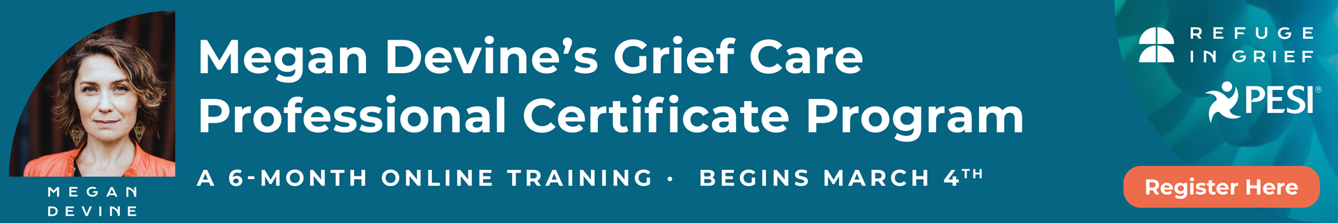 Megan Devine's Grief Care Professional Certificate Program: A 6-Month Online Training