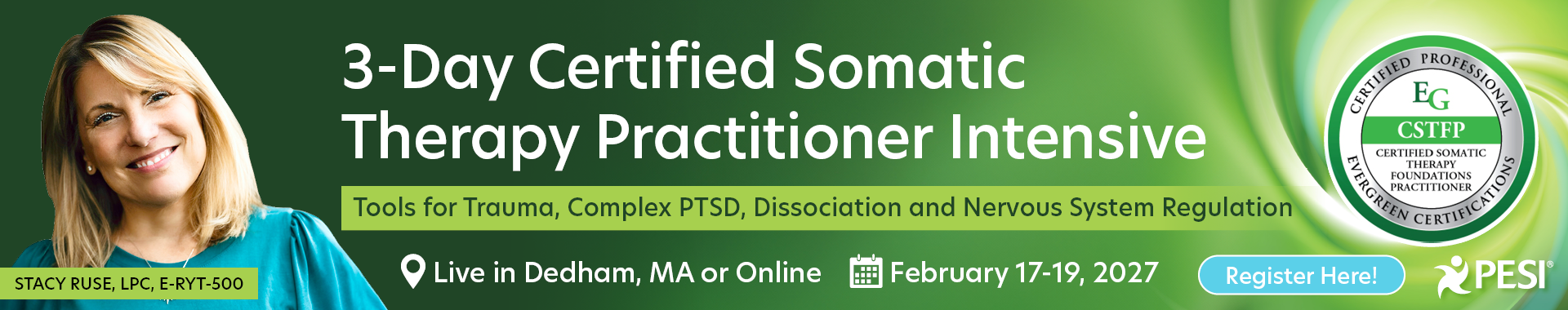 3-Day Certified Somatic Therapy Practitioner Intensive