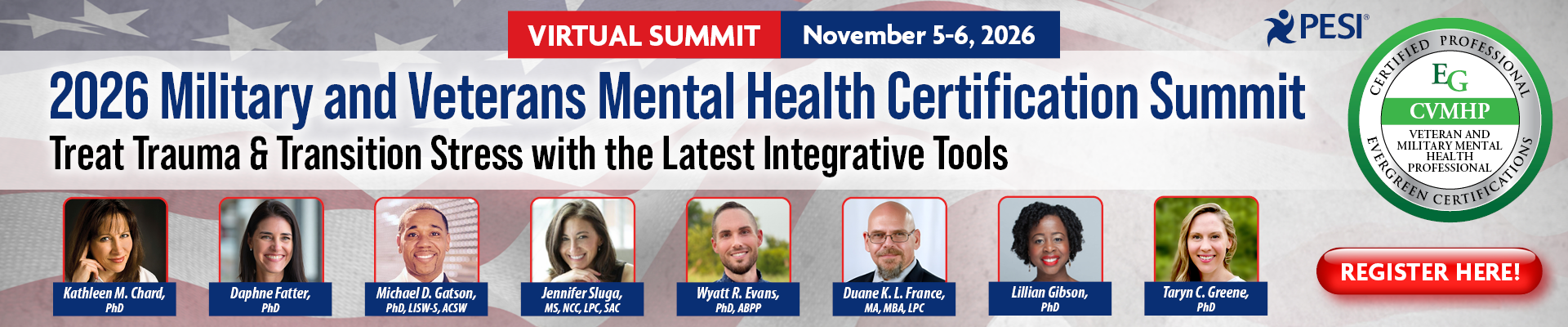 2026 Military and Veterans Mental Health Certification Summit
