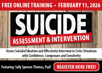 Suicide Assessment and Intervention: Assess Suicidal Ideation and Effectively Intervene in Crisis Situations with Confidence, Composure and Sensitivity
