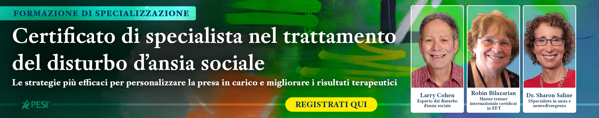 Certificato di specialista nel trattamento del disturbo d'ansia sociale